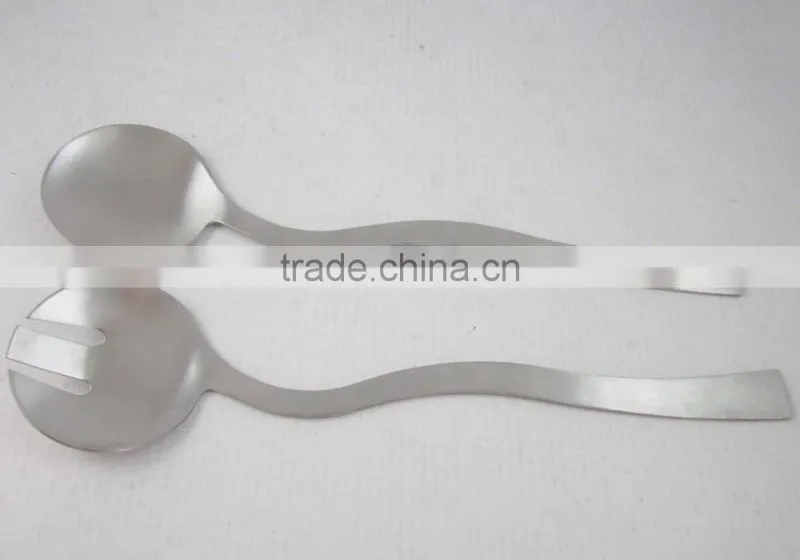 Stainless Steel Cooking Tools Salad Spoon And Salad Fork
