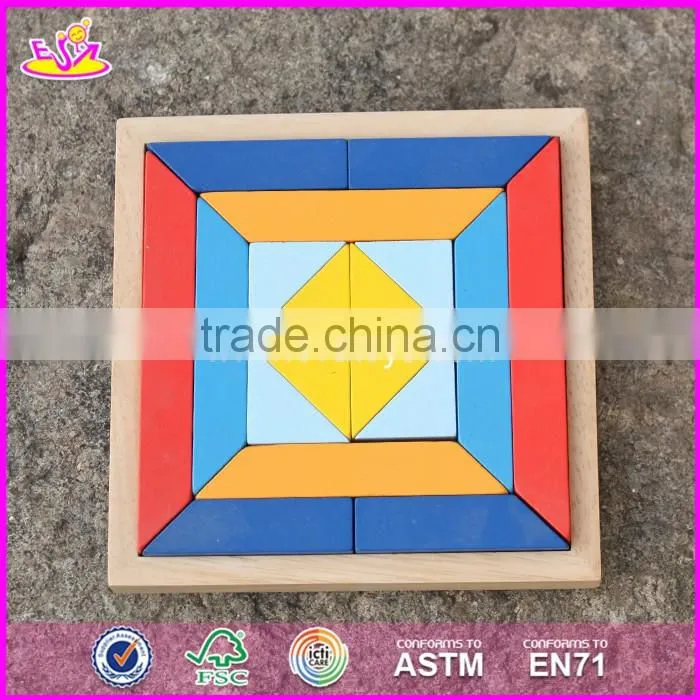 2017 New design 20 pieces educational wooden blocks for toddlers W13A127