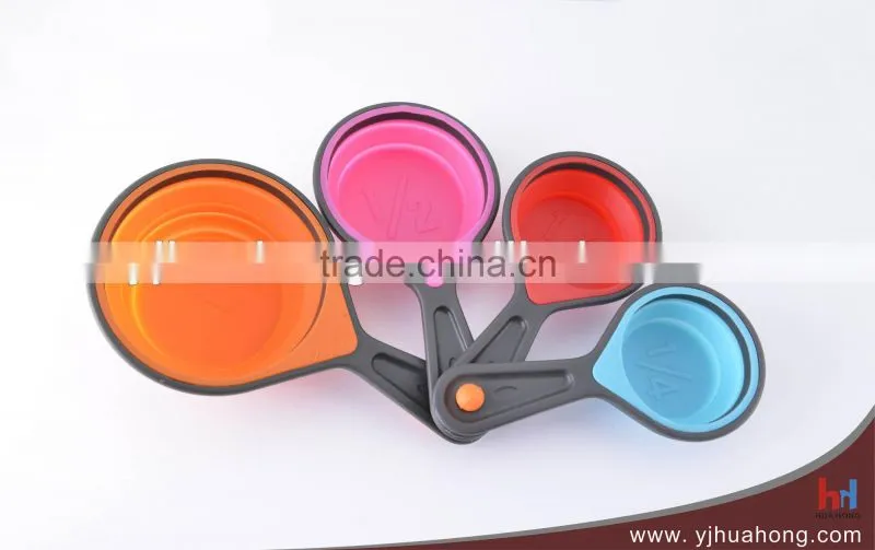 5pcs plastic measuring cups(HMT-08)