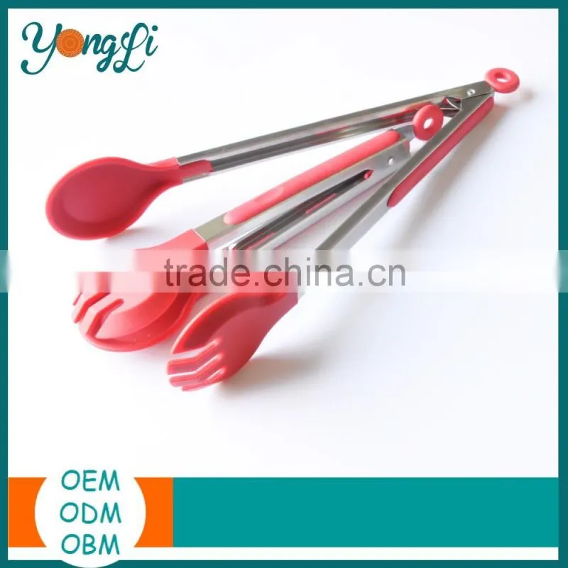 Alibaba China Colorful Stainless Steel Ice Tong Food Tong