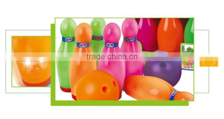 Hot sale sport game toy kids house mini led light bowling ball