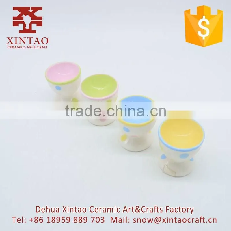 Hot sell to USA market black porcelain egg cup ceramic coffee cups eggs cup