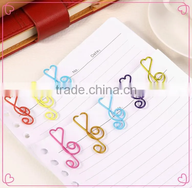 Quality decorative colorful metal round giant 80mm paper clips