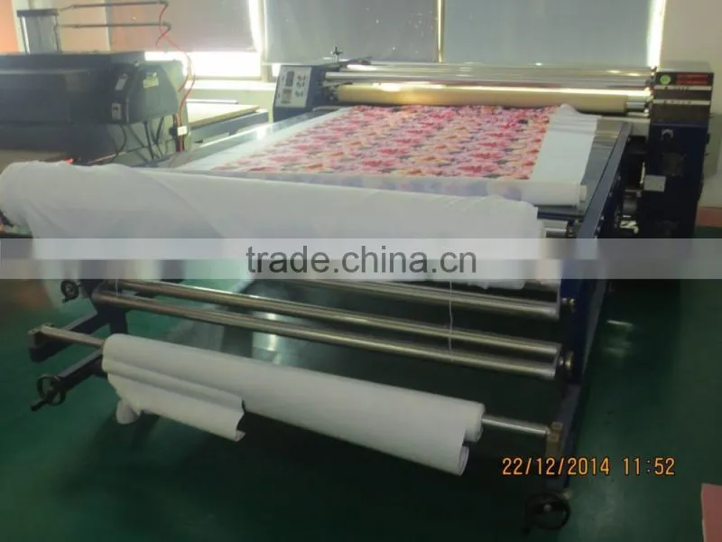 Oil system automatic roller lowest price t-shirt heat press machine
