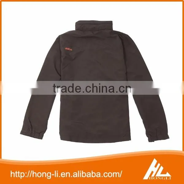 New arrival men winter apparel polyester outdoor waterproof windbreaker jacket