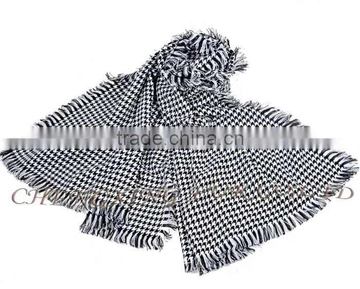 CX-B-P-32B 2015 Hot Selling Winter Warm Acrylic Cashmere Scarf