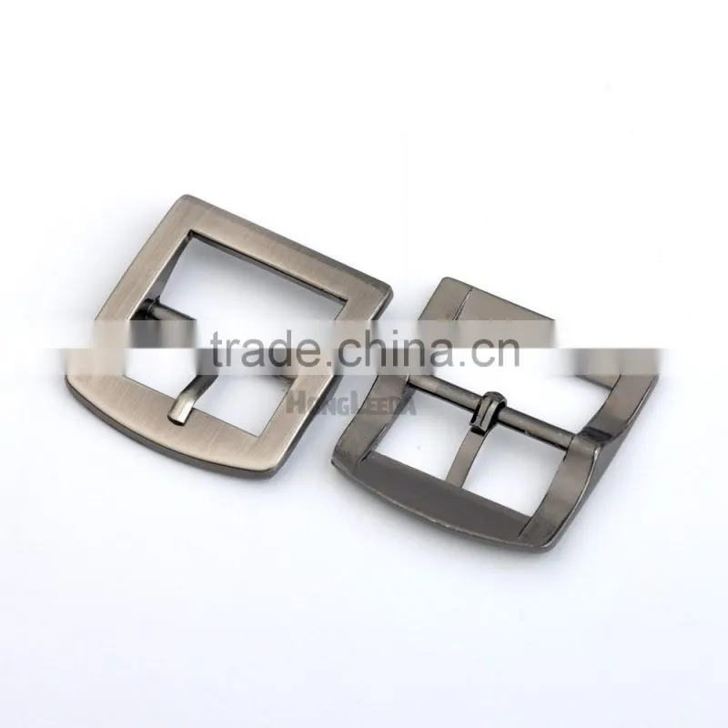 25mm 1inch square metal alloy buckle pin belt bag buckle high polish black nickle Brush color Craft accessories BK-013