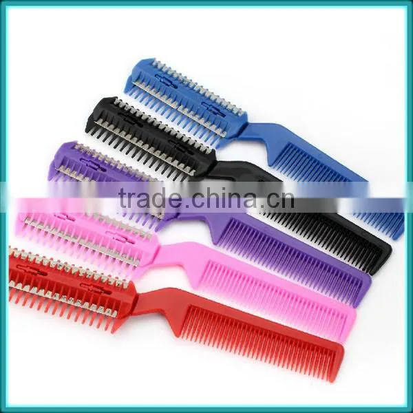 Wholesale Wooden Handle and Metal Teeth Hair Brush Comb For Home or Salon