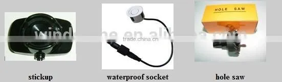 Shenzhen rearview mirror car monitor with 7 tft lcd touch screen parking sensor