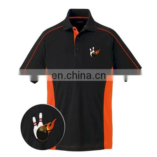 new style customized bowling polo shirts