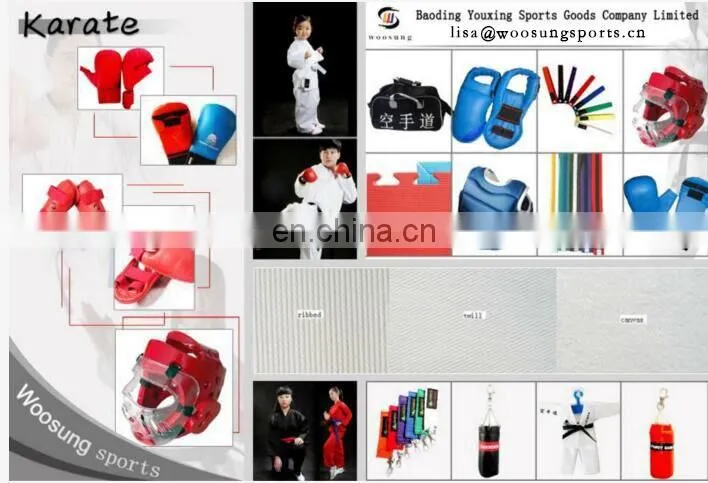 Martial arts equipment red karate gloves karate glove pine tree