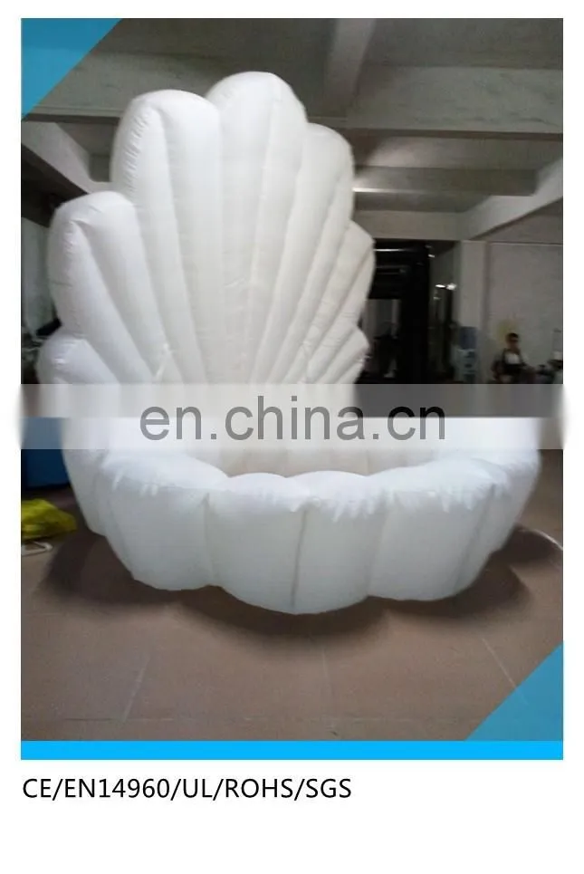 inflatable Pearl shells for bride /wedding inflatable stage shell