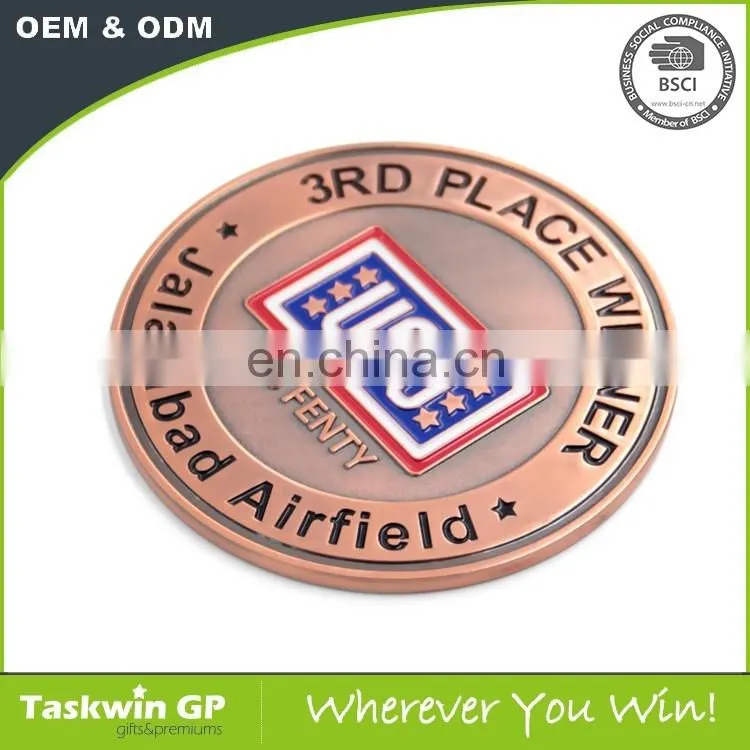 New Design Souvenir Coin metal Antique Brass Of Coin