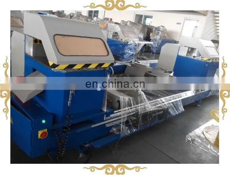 Aluminum window cutting saw machine, double head cutting saw machine