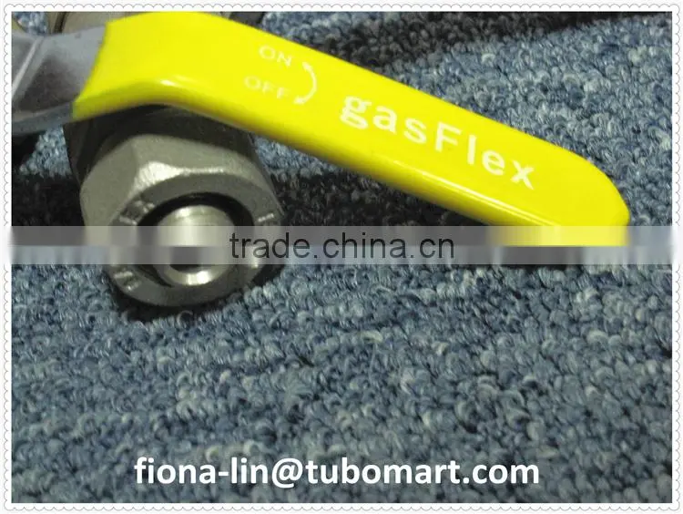 high quality ball valve with iron handle for gas pipes