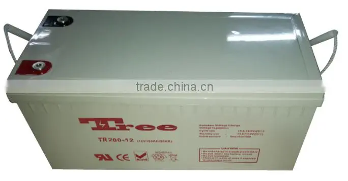 free maintenance solarbatterie solar battery 12v 200ah used ups batteries