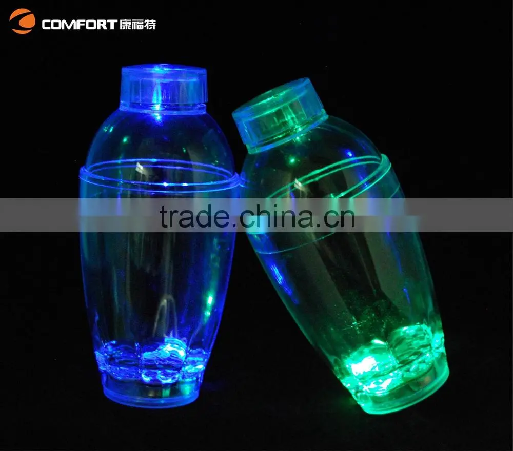 oem shenzhen China made custom luminous cocktail shaker