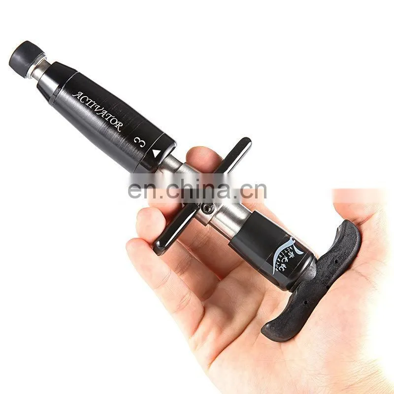 Pulse Activating Therapy Chiropractic Adjustment 3 Strength Spine Correction Gun