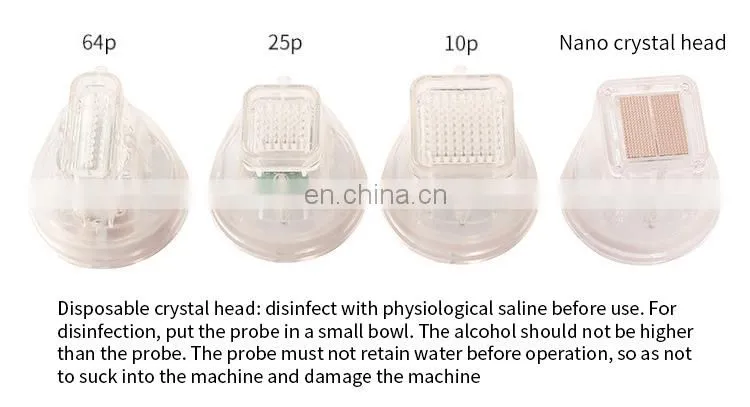 Gold RF Fractional Microneedle Machine Lifting Scars Wrinkles Remove Whitening Instrument Beauty Salon Skin Tightening Device