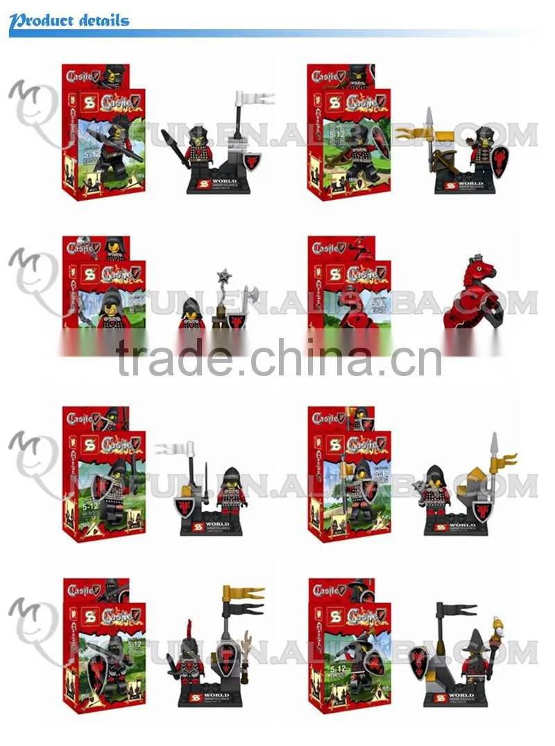 Mini Qute Senye 8pcs/set GAME Grotesque Tactics super hero boys building block action figures educational toy NO.SY 253