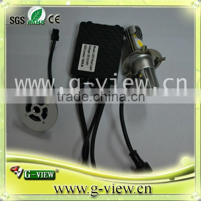 Waterproof 1800lm H4 H7 H8 H9 H10 H11 9005 9006 6000K CXA 1512 chip creechip car led head light