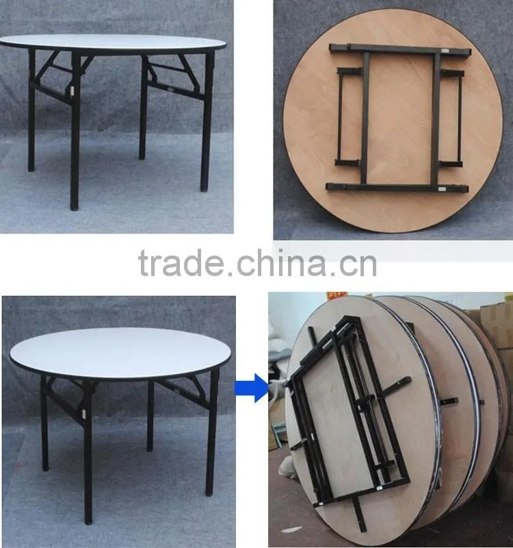Hotel banquet folding dining table for banquet event