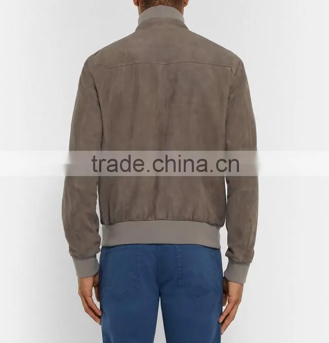 Custom man motorcycle jacket suede fall jacket
