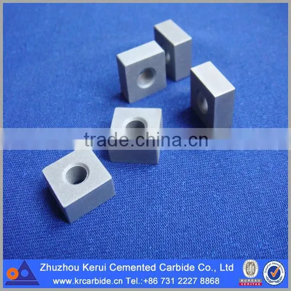 Tungsten carbide insert for cutting marble in stone block production