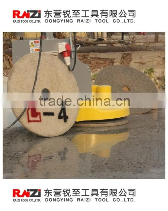 planetary concrete floor grinder with concrete polishing pad
