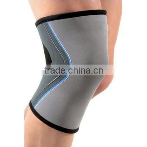 Adjustable pad knee brace support weight training sports safety