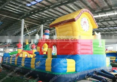Weini castle 11x7m bouncer game inflatable playground game