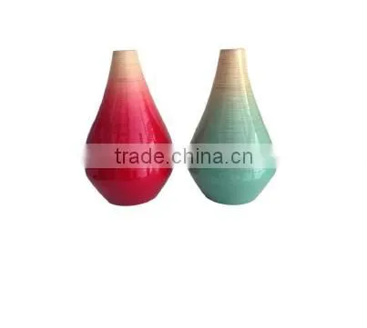 latest design for bamboo lacquer vase.
