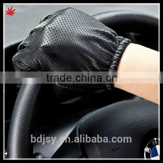 men fashion thin leather driving glove