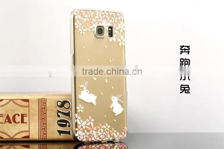 Exquisite Transparent Coloured Drawing Silicone Soft Case for Samsung