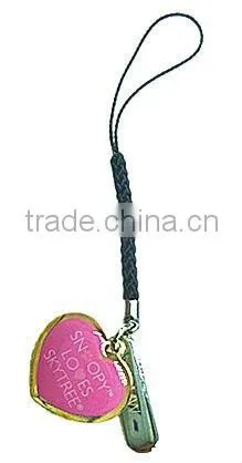 fashional metal flower form mobile phone straps