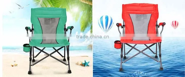 Colorful Luxury Armrest Casual Outdoor Camping Portable Folding Stool Light Beach Folding Chairs