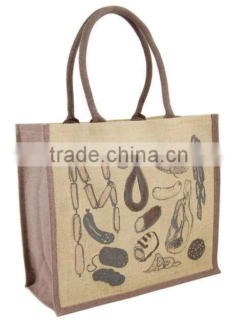 2016 burlap shopping bag