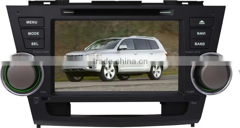 8 inch Touch screen Toyota HIGHLANDER DVD GPS with TV,RADIO bluetooth