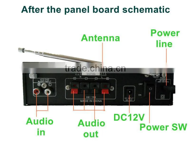 BRAND NEW!! SUMMER 2013 iron and aluminum audio amplifier