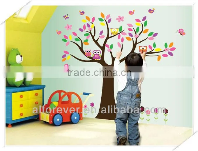 New Arrival the owl tree wall decor kids for living room