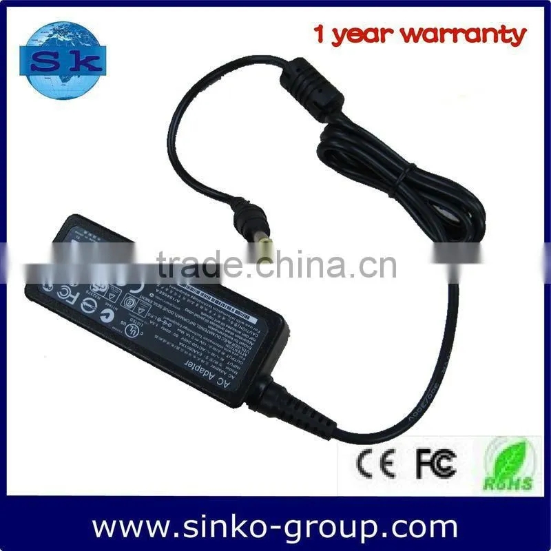 19V 2.1A dc power supply mini for samsung laptop parts 5.5*3.0mm