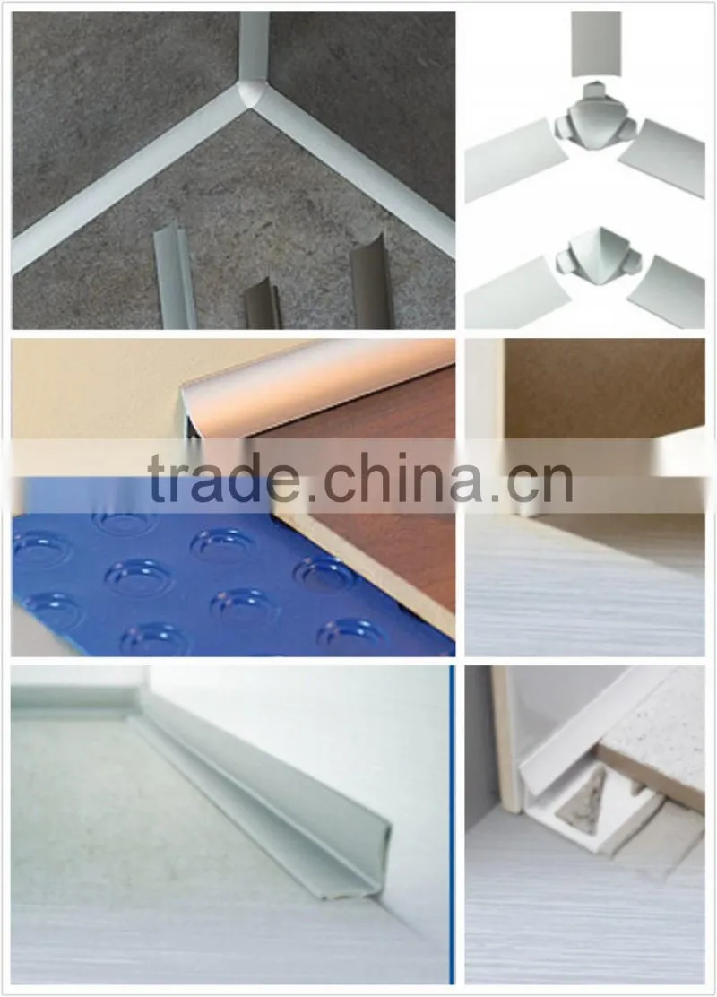 Quality primacy aluminium ceramic tile corner trim bathroom ceramic tile trim