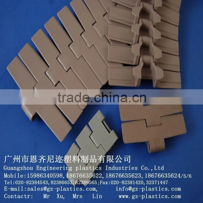 Food grade Plastic polyamide Nylon HDPE Polyethylene delrin POM sushi conveyor chain factory