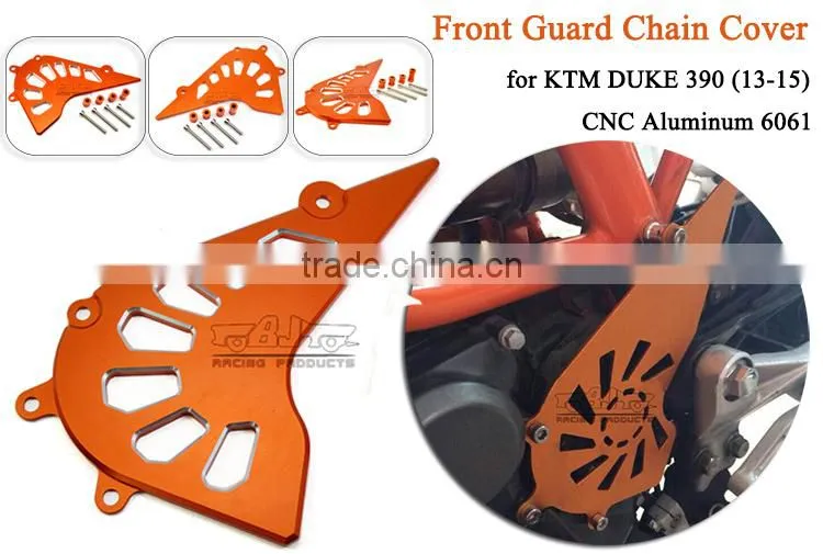BJ-FSC-KT001-OR KTM Parts CNC Aluminum Billet Front Sprocket Cover for ktm DUKE 390 13-15