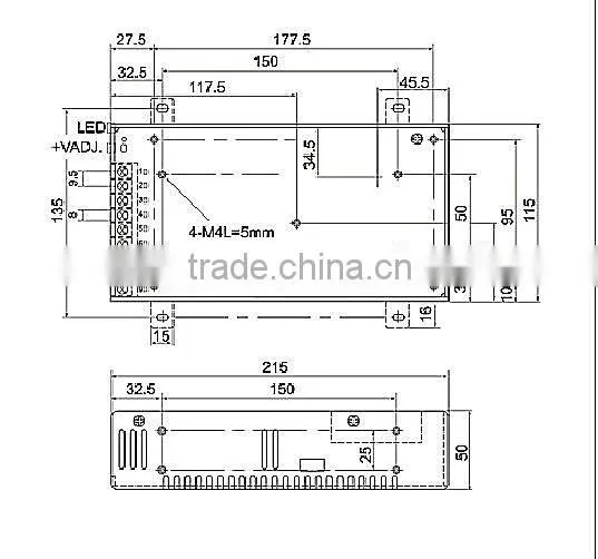S-201 Single output switch power supply 5v 12v 15v 24v