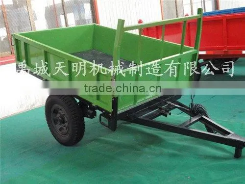 Farm machines hydraulic dump trailer for tractor