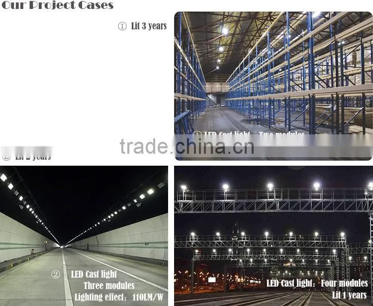 5 year warranty spray paint plastic led flood light 80W flood light