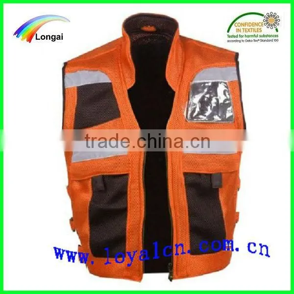 motorcycle reflective safety vest high quality