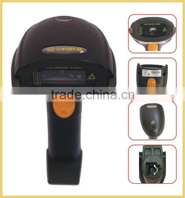 BS-B3-U Laser Barcode User-Friendly German Barcode Scanner USB Port With Stand And Auto Sense