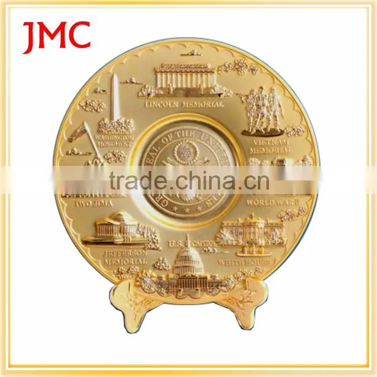 unique leather medal display custom metal medals with fashionable style